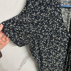 Vintage floral romper